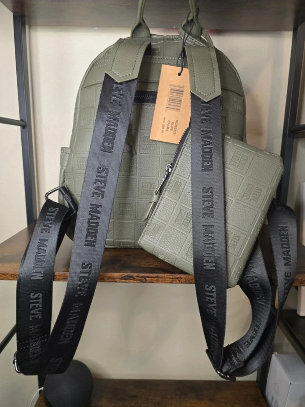 Steve Madden Olive Balma Backpack
